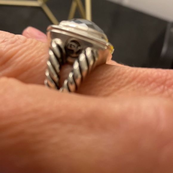 Authentic David Yurman Albion Hematite Sterling Silver Ring excellent condition - Picture 6 of 10